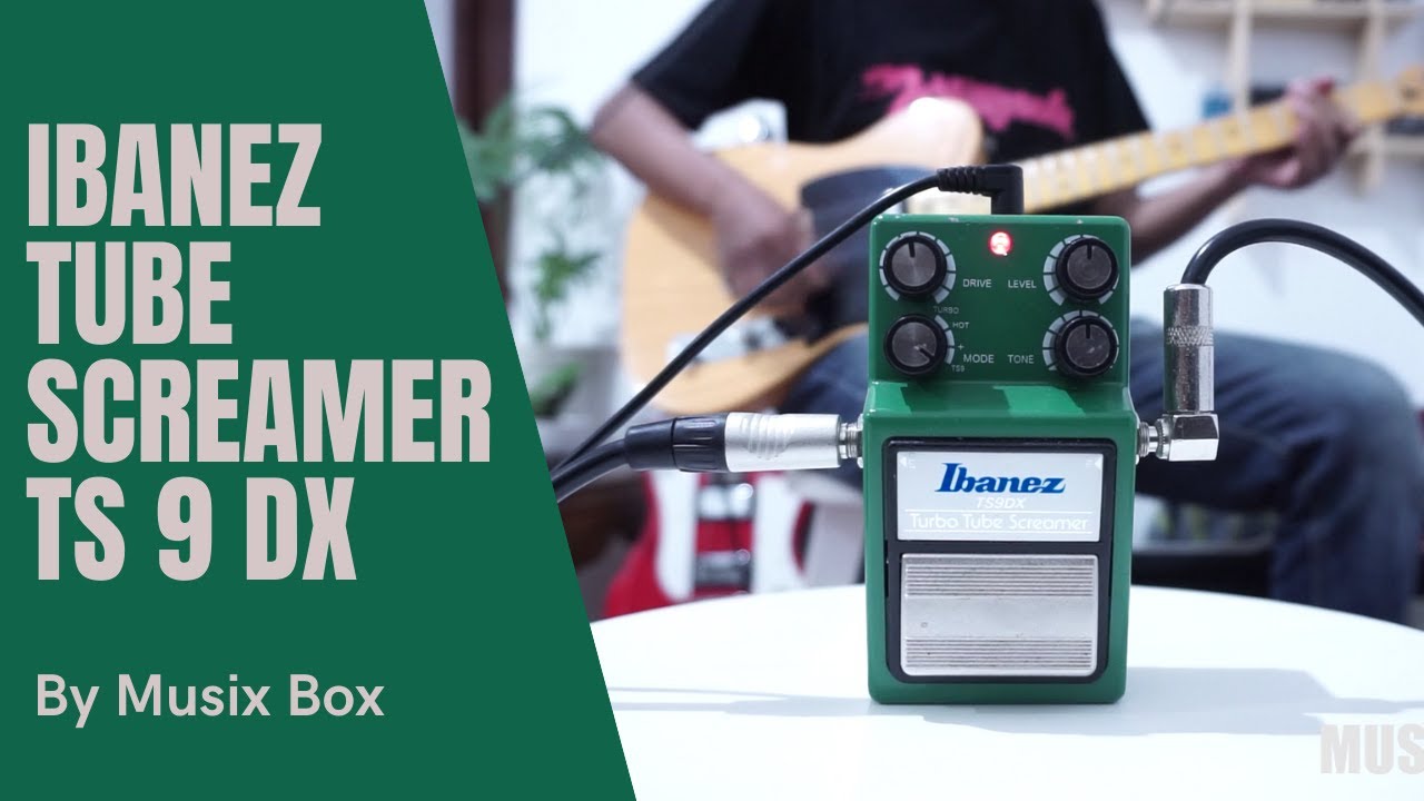 REVIEW IBANEZ TUBE SCREAMER TS9 DX PEDAL - MUSIX BOX DEMO