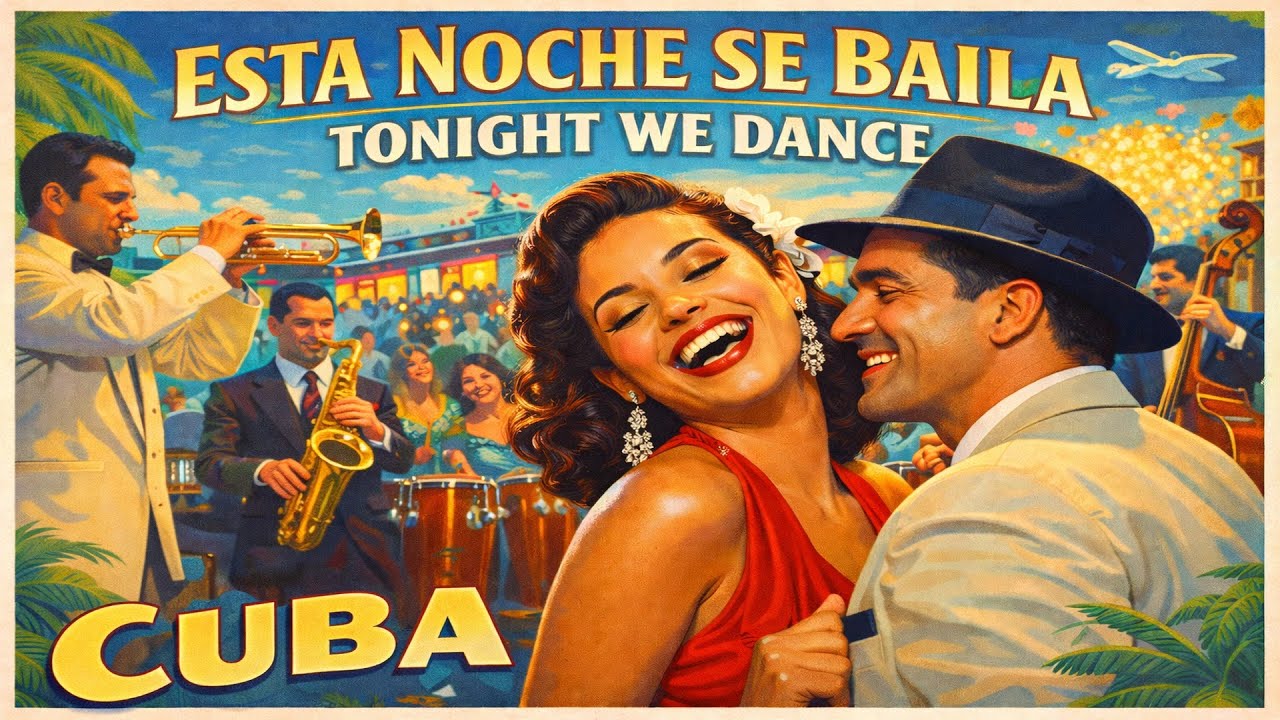 Retro Havana Rhythms: Esta Noche Se Baila - Tonight We Dance! 🌴💃🕶️