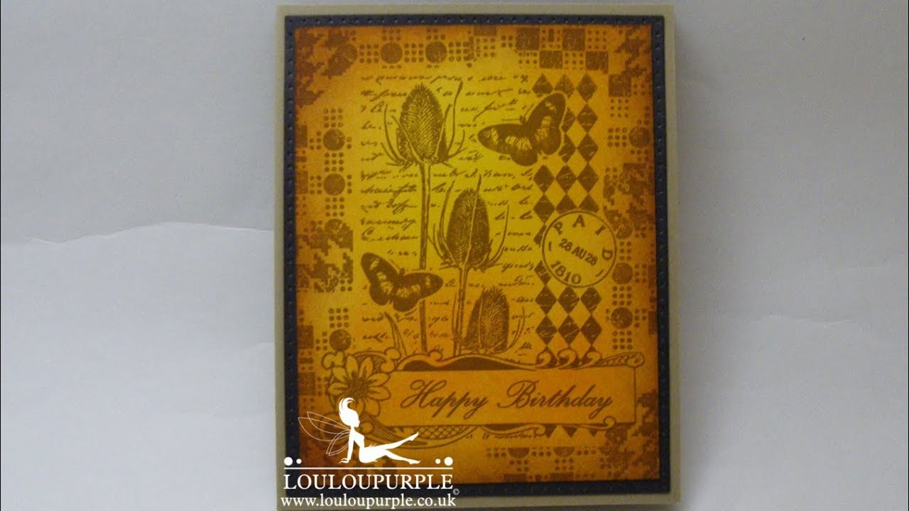 Birthday Cards Using Mixed Media Stamps From Creative Stamping Magazine Issue 67
