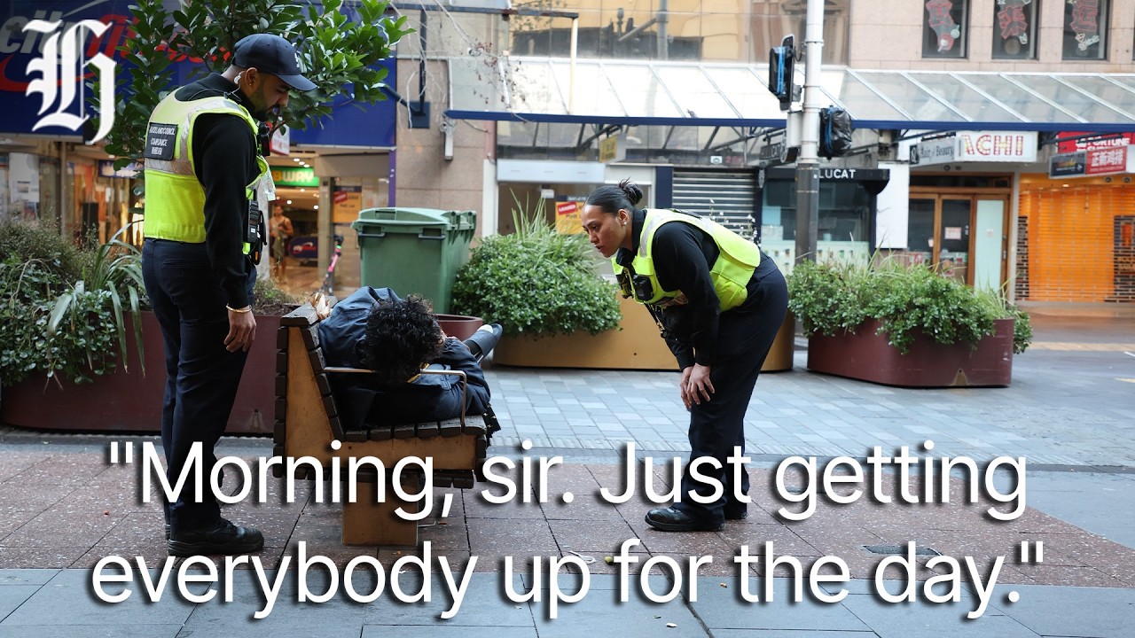 «Доброе утро, сэр. Просто будлю всех на сегодня». Как разбудили бездомных в Окленде.