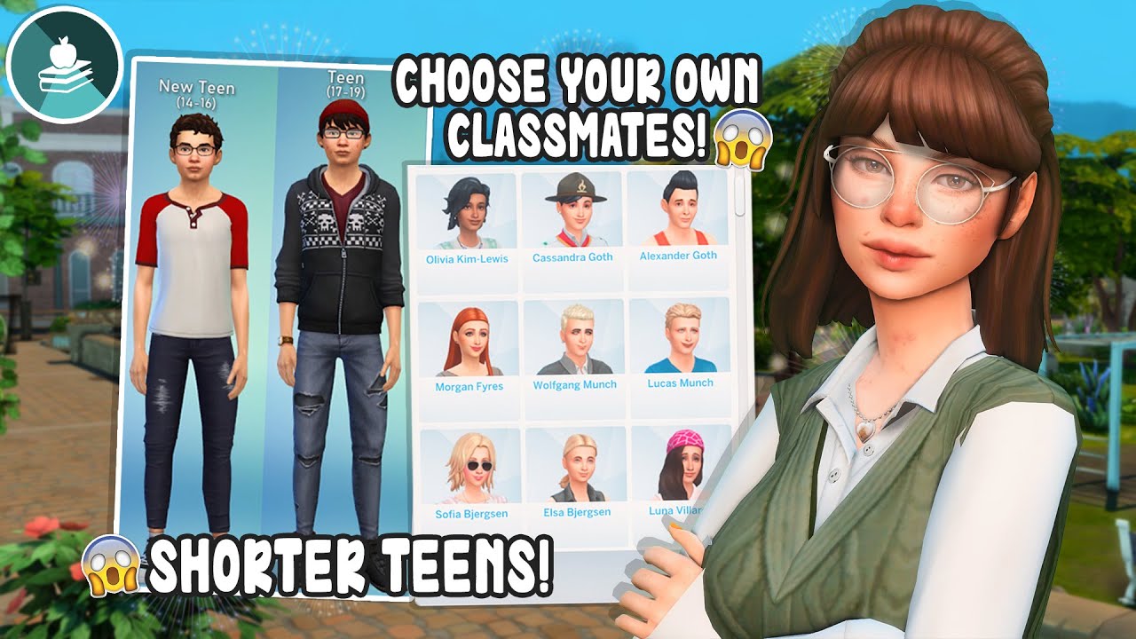 Вам НУЖНЫ эти моды для The Sims 4: HIGH SCHOOL YEARS🧑‍🏫