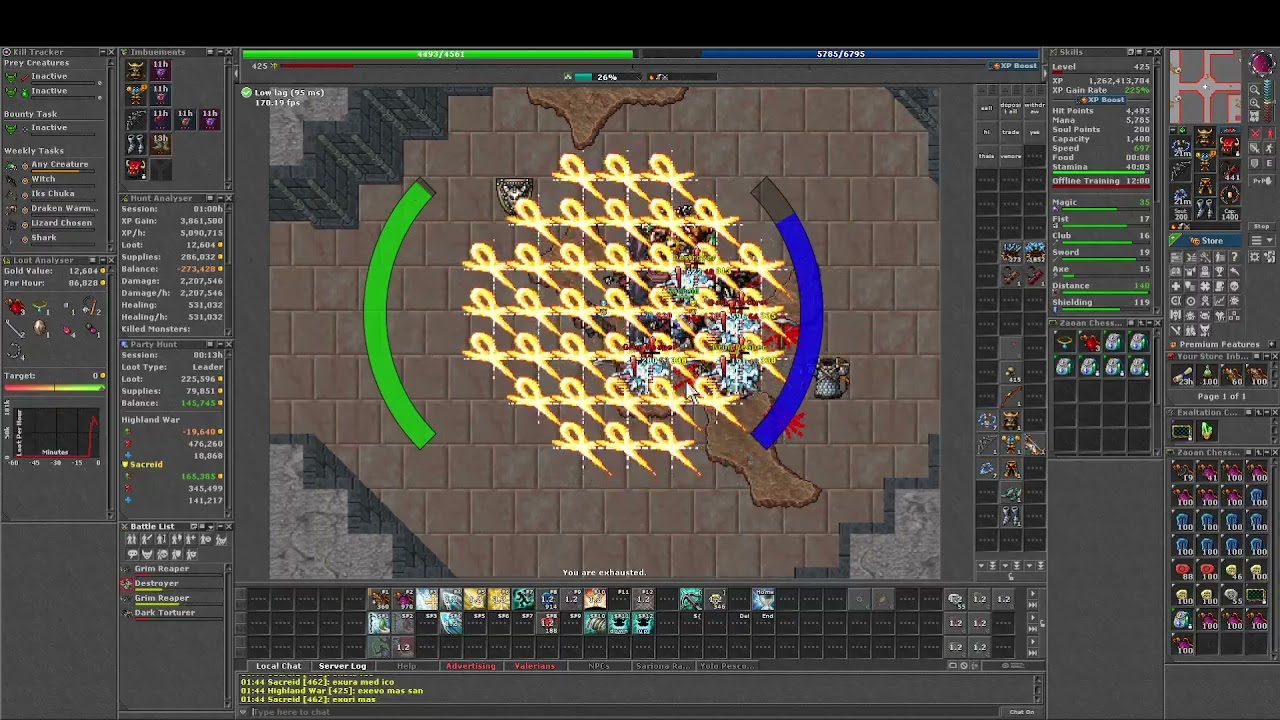 TIBIA duo RP-EK 450 catacombs