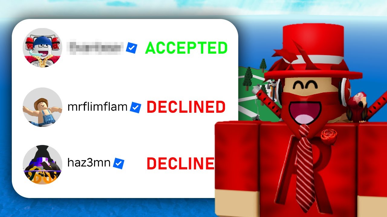 I Sent a Connection Request to 100 Verified Roblox Users