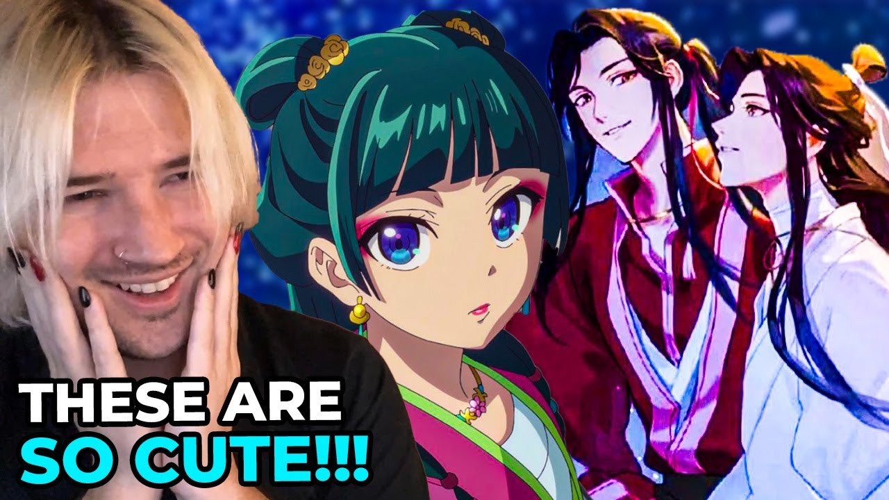 THESE ARE BEAUTIFUL! | REACTIONS | ANIME INTROS | (Apothecary Diaries - Heavens Official Blessing)