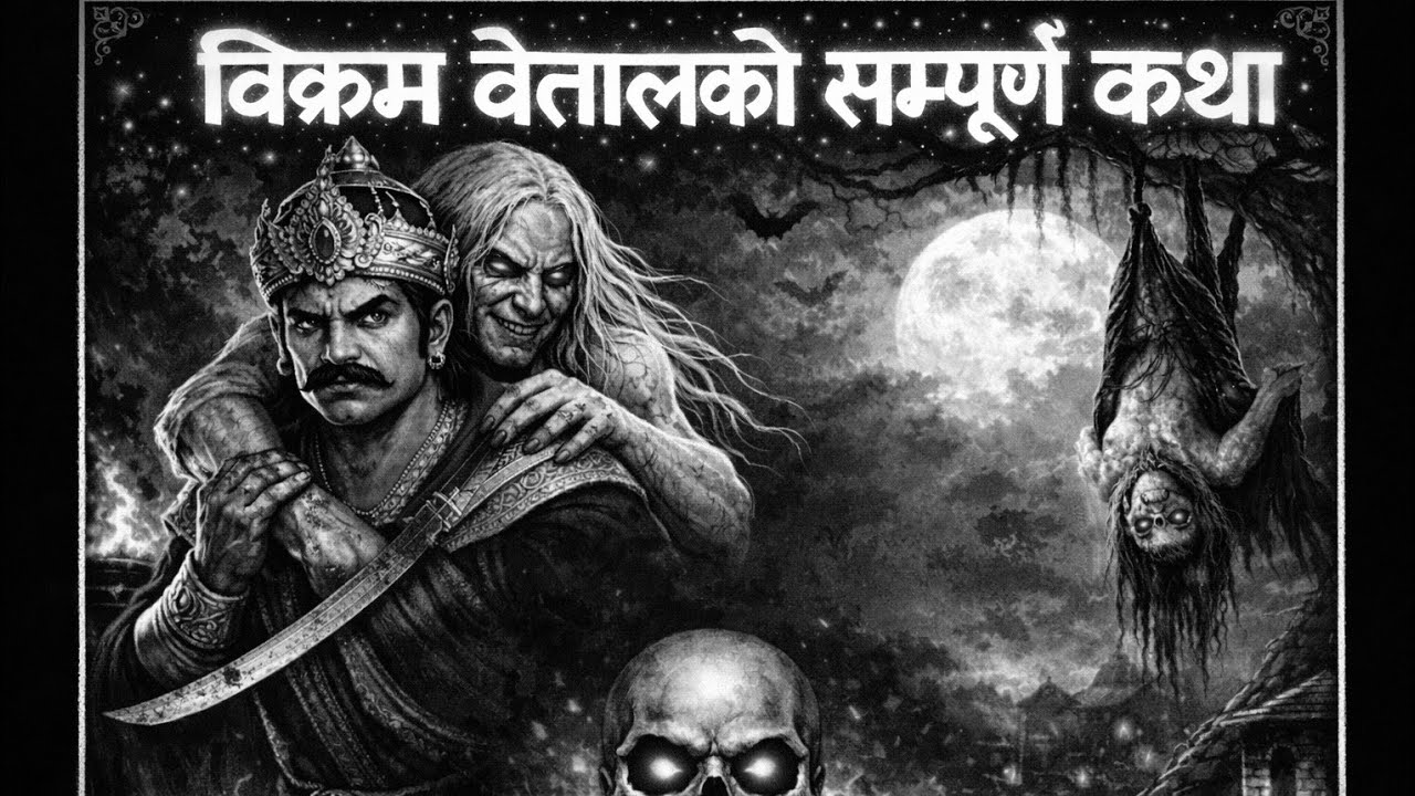 विक्रम बेतालको सम्पूर्ण कथा katha|nepali dantya katha||nepali nepali  lok katha  @Ekadeshma-1 