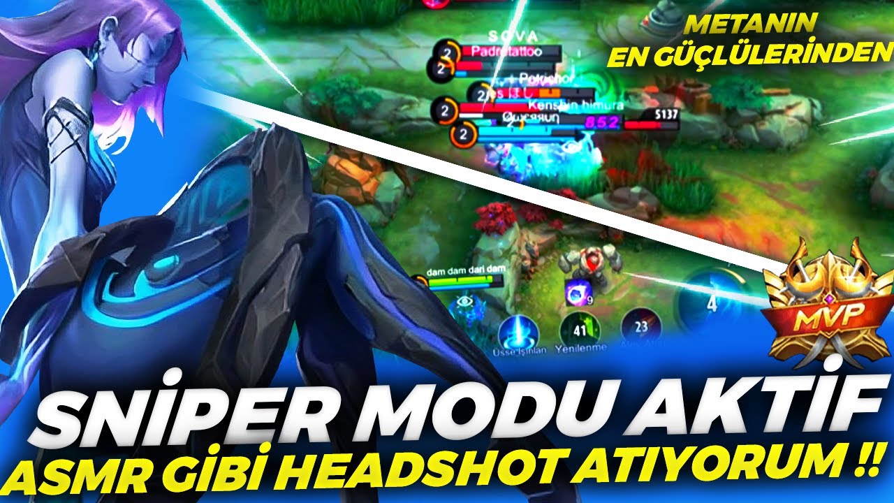 BU SEFER GERÇEKTEN RAKİBİN PSİKOLOJİSİNİ BOZDUM - SNİPER MODU AKTİF !! Novaria | Mobile Legends