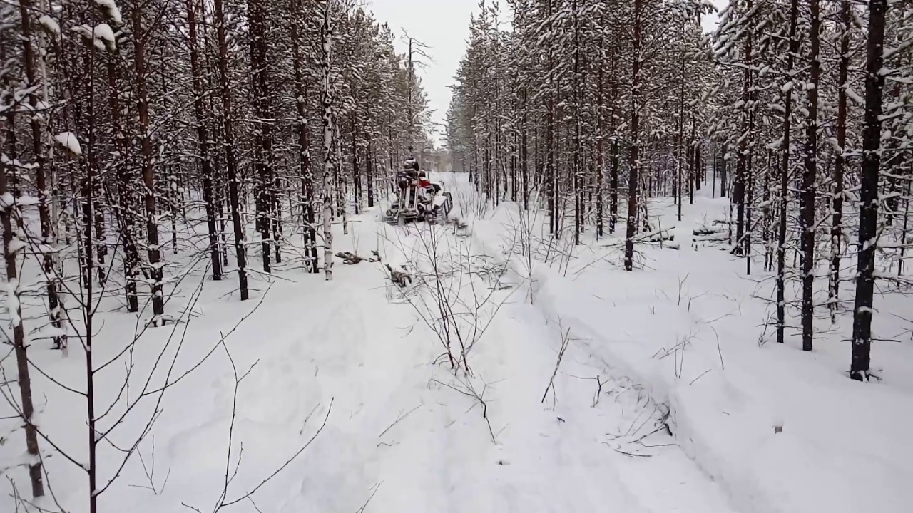 Argo Avenger 750 по снегу 60 см.