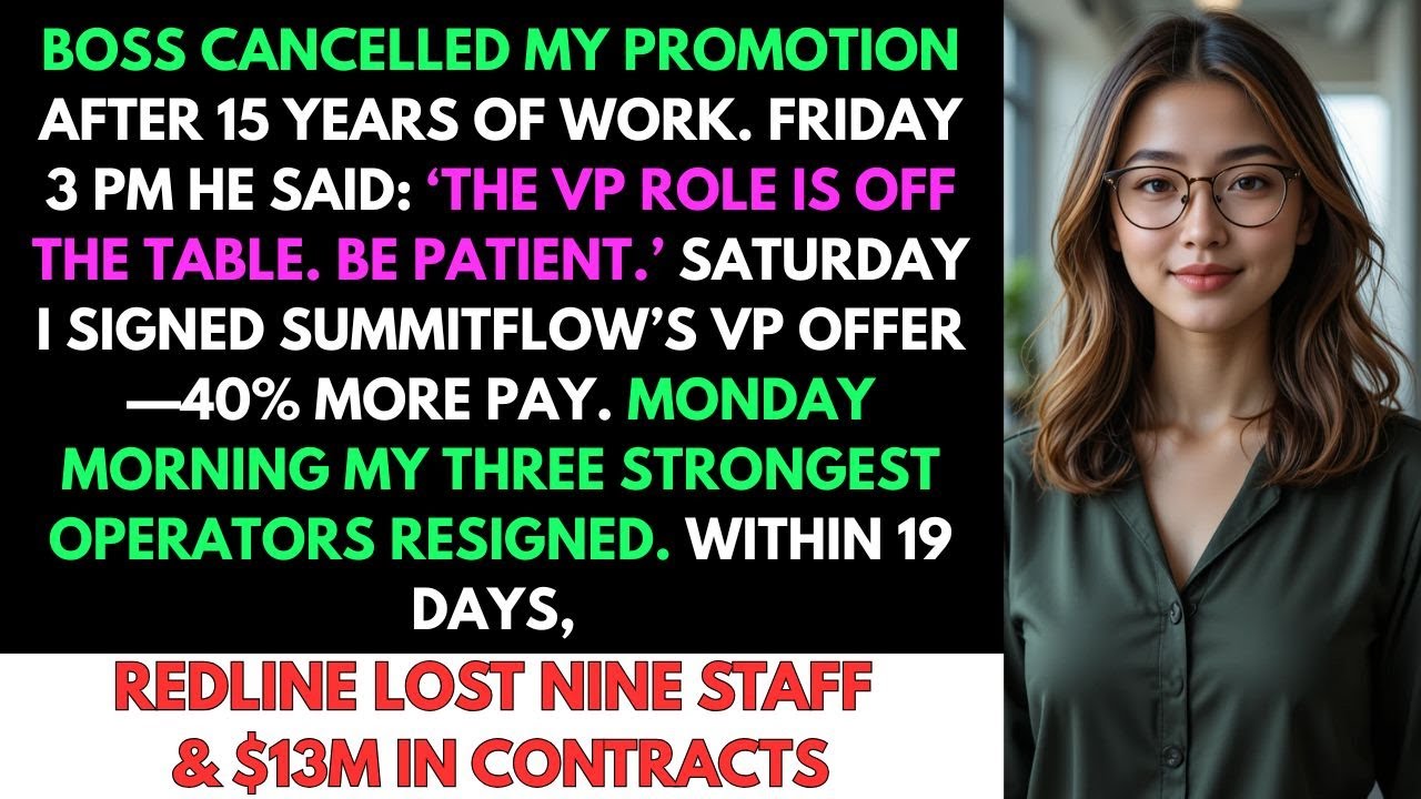 Boss CANCELLED My Promotion After 15 Years — I Joined a Rival and His Top Staff Quit | Corporate