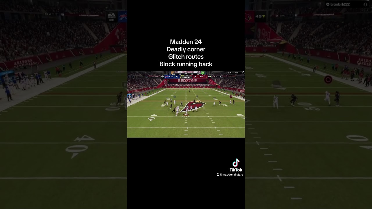Best Glitch Corner routes #madden24 #madden24glitches #glitch #best #glitches #tips
