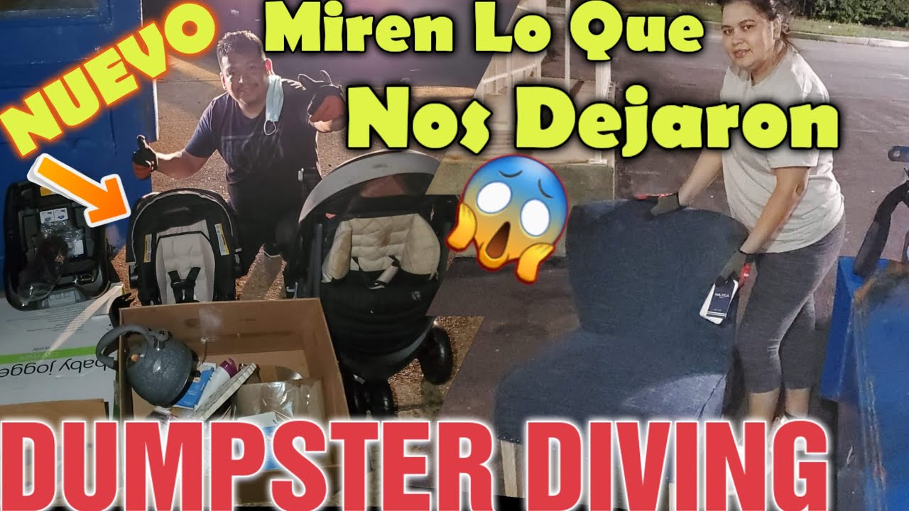 ♻️SILLON PORTA BEBES😱Y Carreola Nuevas Qué Bendicion/Dumpster Diving/Lo Que Tiran en USA