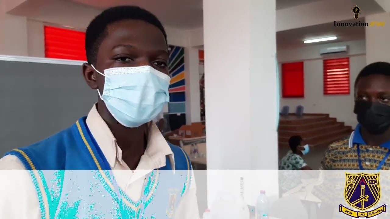 Students from Opoku Ware School show STEM inventions at GES event held at Academic City, Accra Ghana