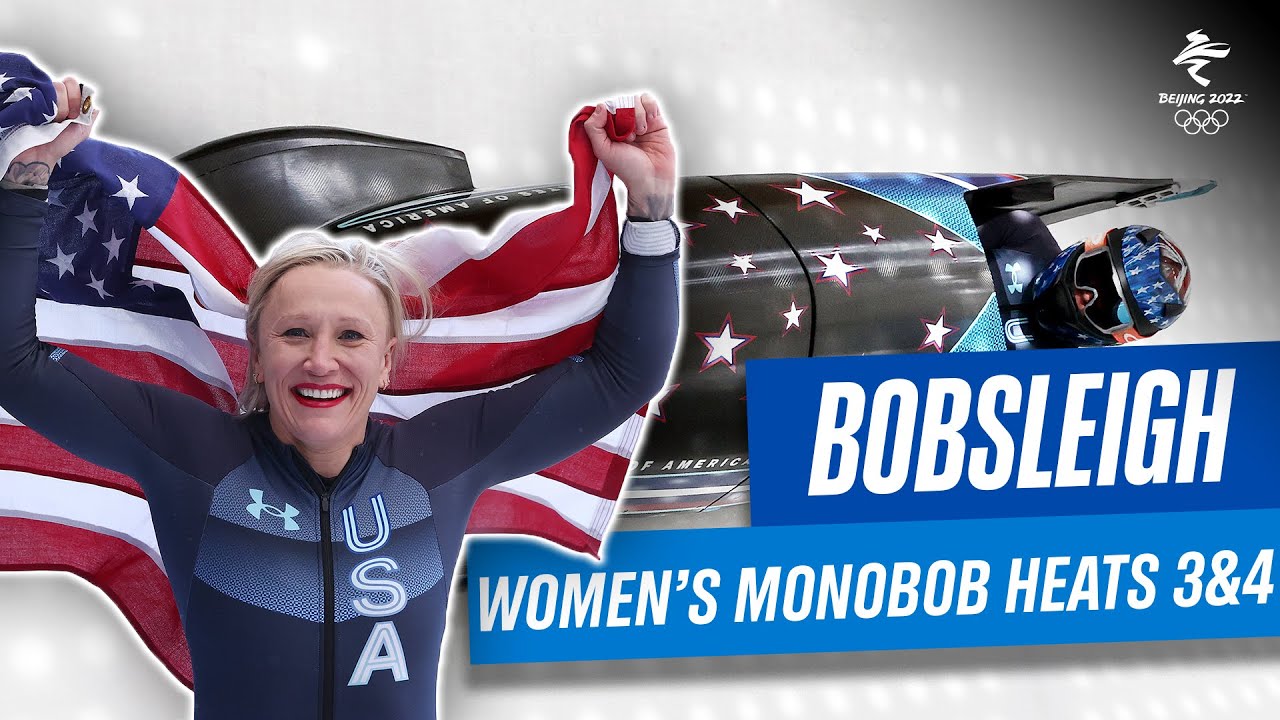 Bobsleigh - Women's Monobob Heat 3 & 4 | Full Replay | 