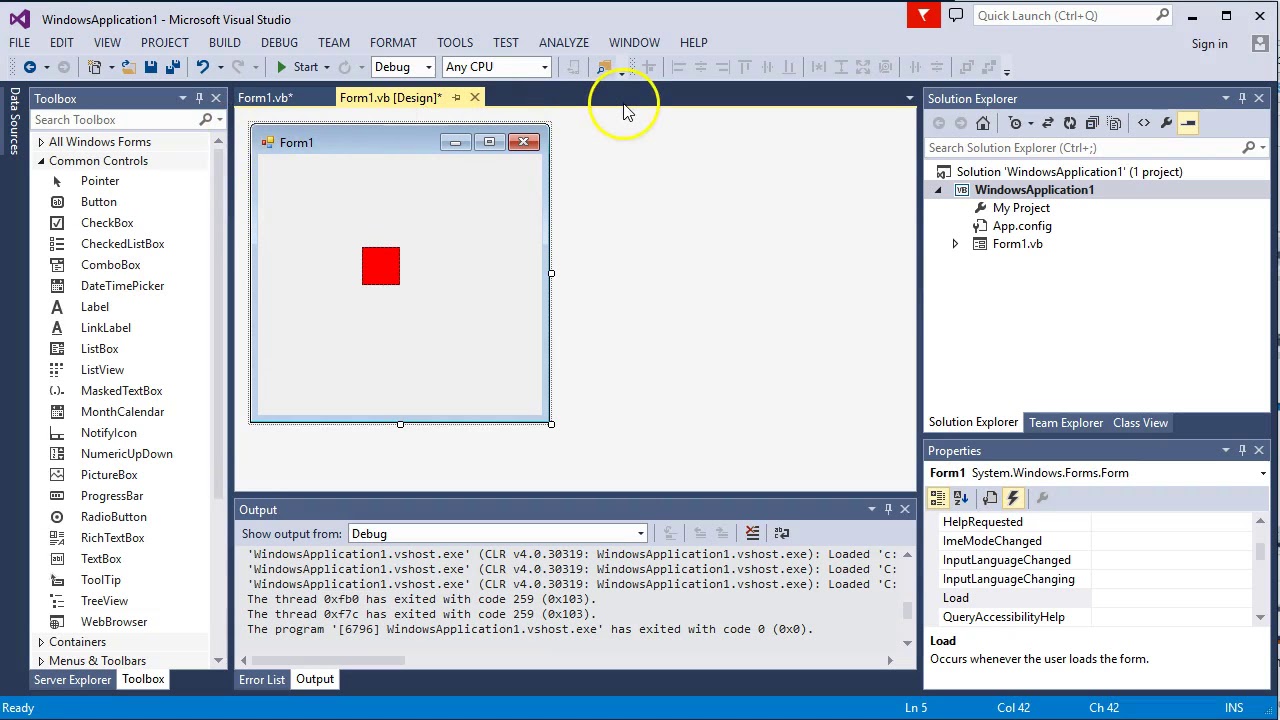 VB net Moving Objects With the Keyboard