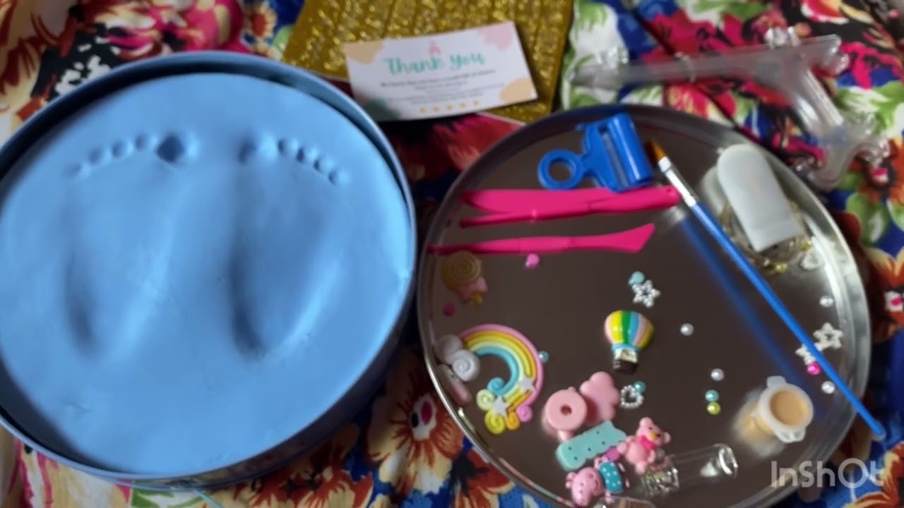 Preserving my baby girl's footprints 👣 😍🧿