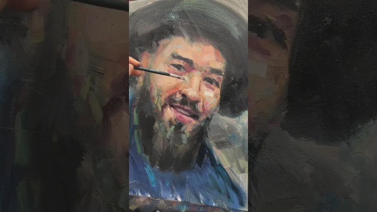 Jak namalować męski portret olejny – krok po kroku, od plam do efektu końcowego