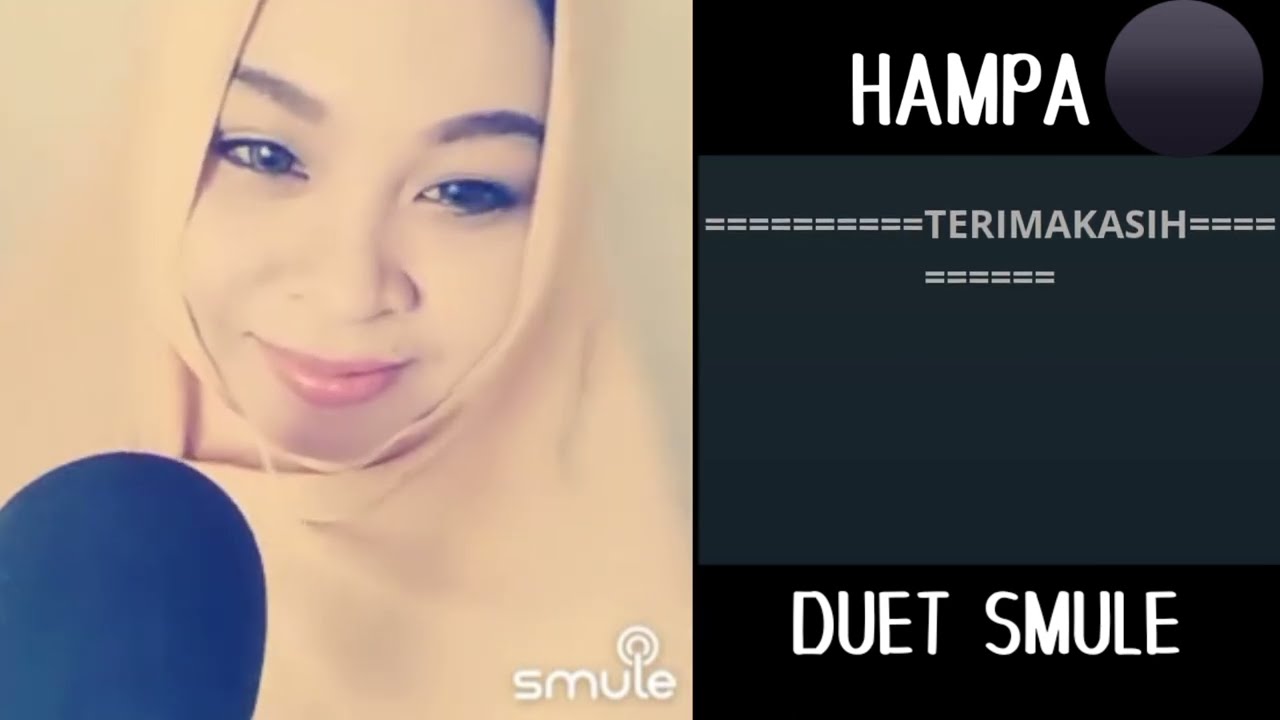 HAMPA - Ari lasso (Akustik) Karaoke duet bareng AyuVinkeib