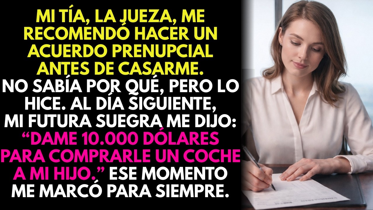 Mi tía jueza 👩‍⚖️ me dio un consejo… y mi suegra 👵 cayó sola en la trampa 😏
