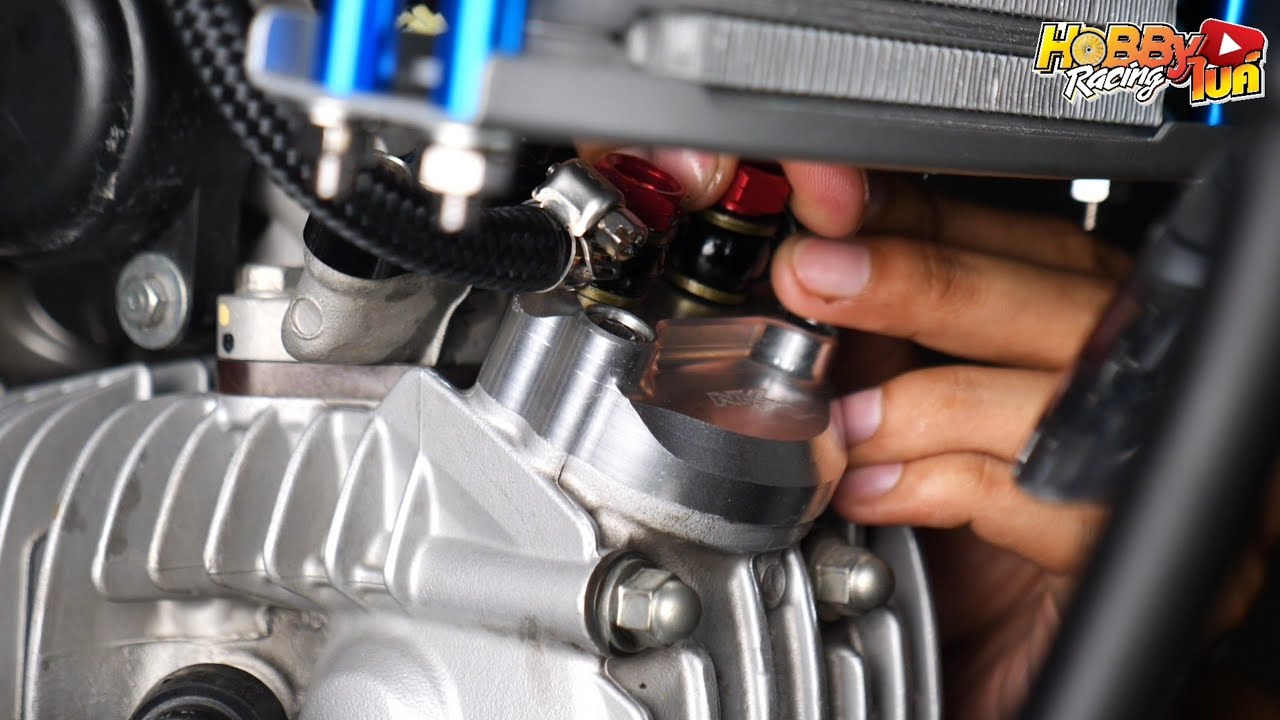 ติดตั้ง oilcooler ง่ายๆบนเครื่อง Honda Smart Engine ด้วยฝาวาล์ว NK Racing