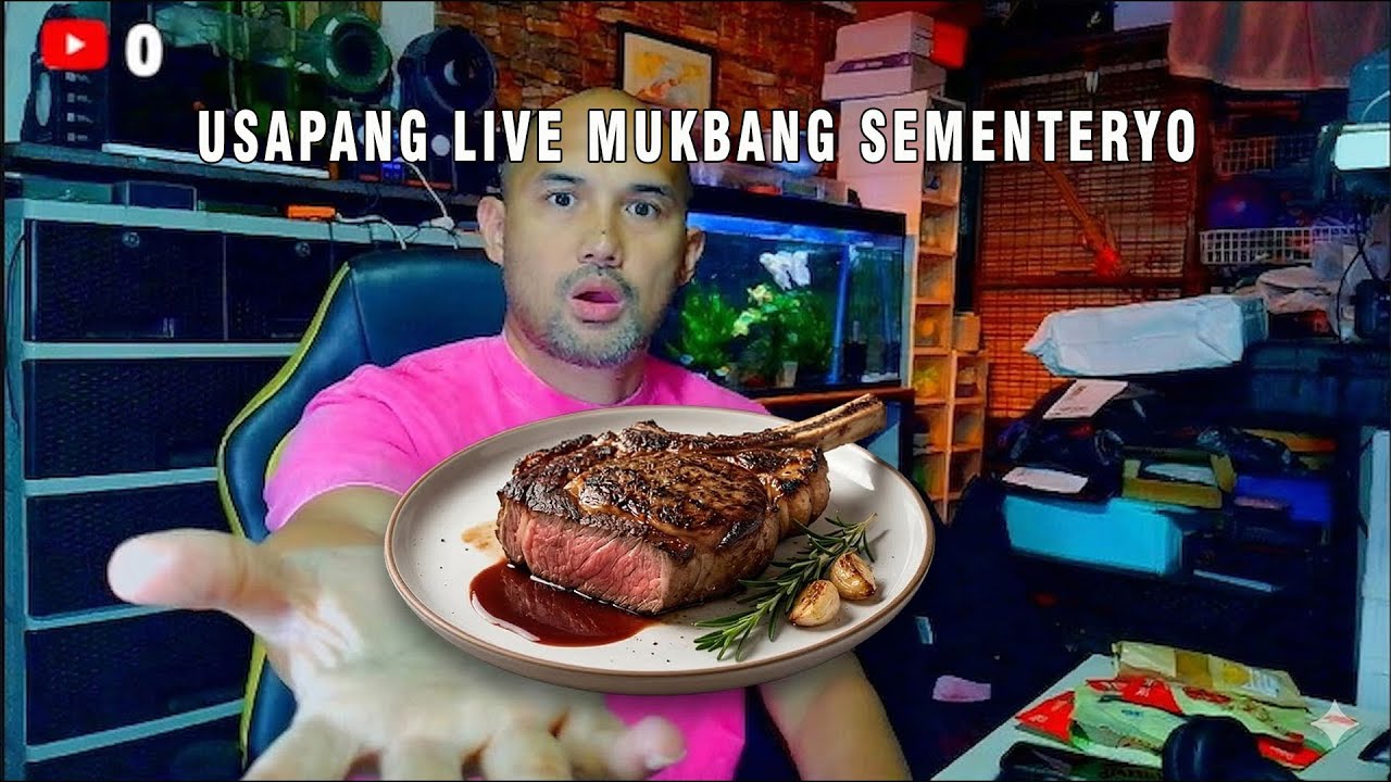 USAPANG LIVE MUKBANG SEMENTERYO