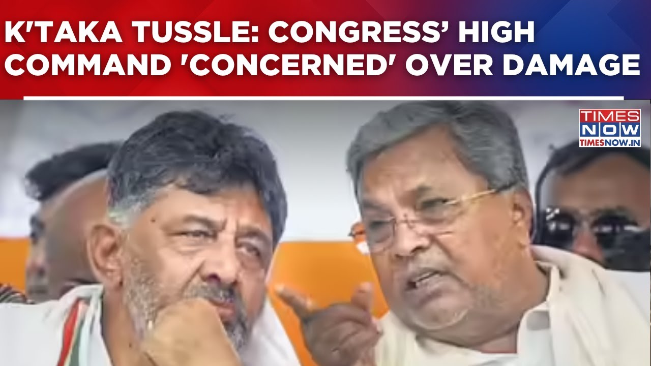Karnataka Power Tussle Escalates; Congress High Command &lsquo;Concerned&rsquo; Over Damage To Party Image
