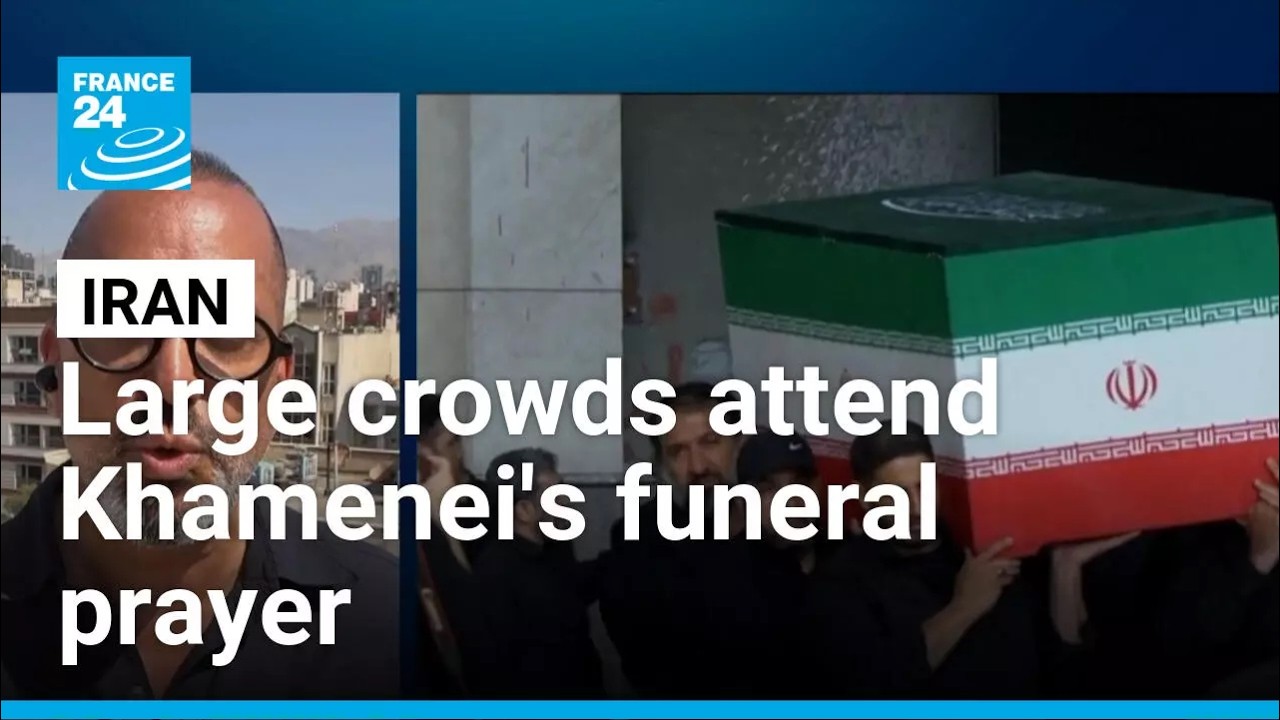 Large crowds attend Ali Khamenei's funeral prayer &bull; FRANCE 24 English