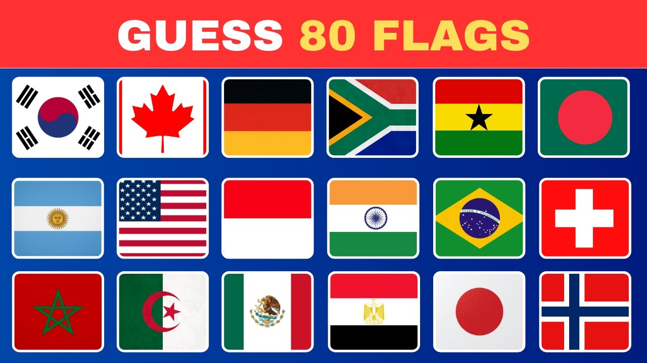 Can you Guess All the 195 Flags of the World 🚩| Guess the flag