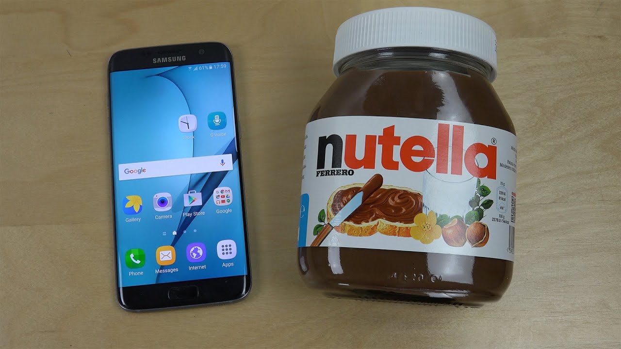 Samsung Galaxy S7 Edge Nutella 630g - Test!