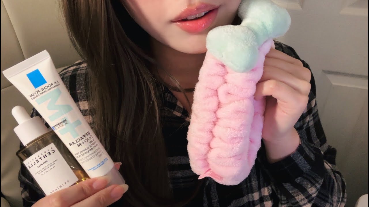 ASMR Старшая сестра занимается очищением и уходом за кожей 🫧 (sub ✔️)
