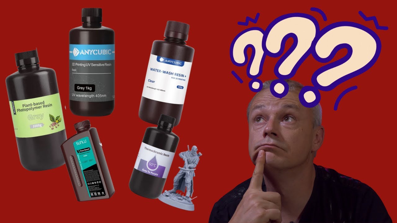 QUELLE RESINE POUR SON IMPRIMANTE ET SES IMPRESSIONS 3D