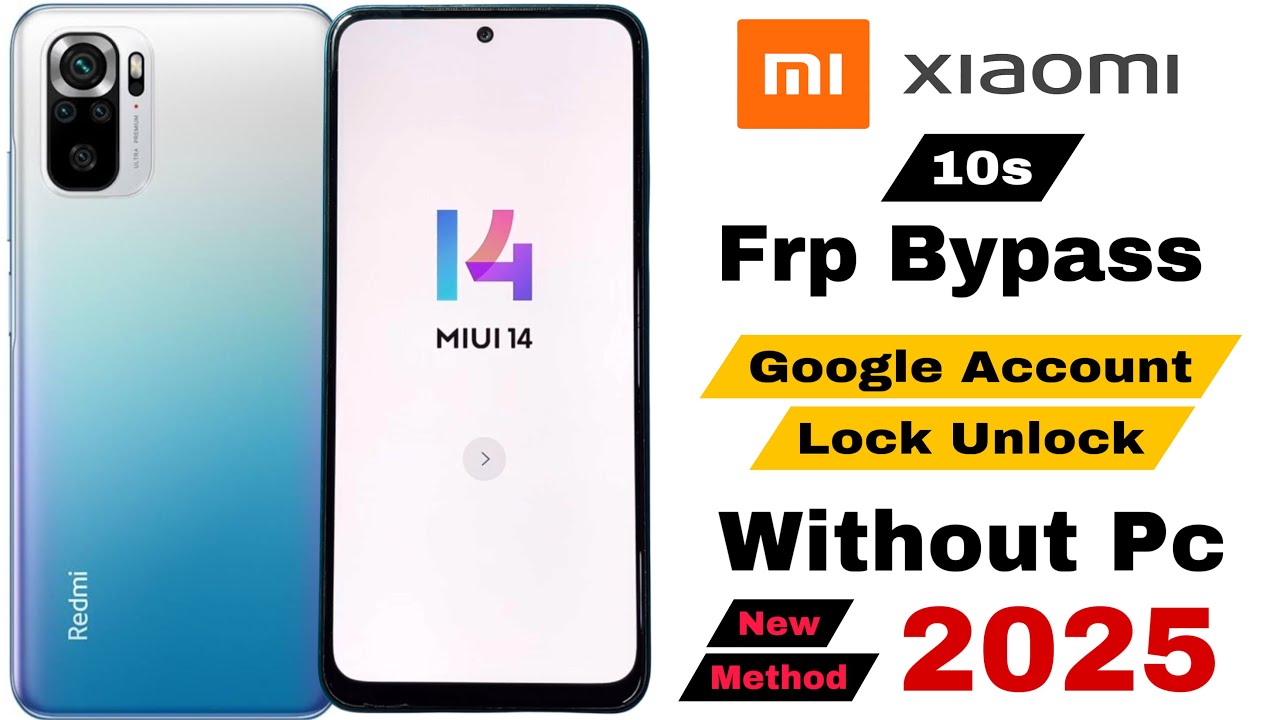 Redmi 10s Frp Bypass MIUI 14 | Without Pc | Google Account Lock Unlock
