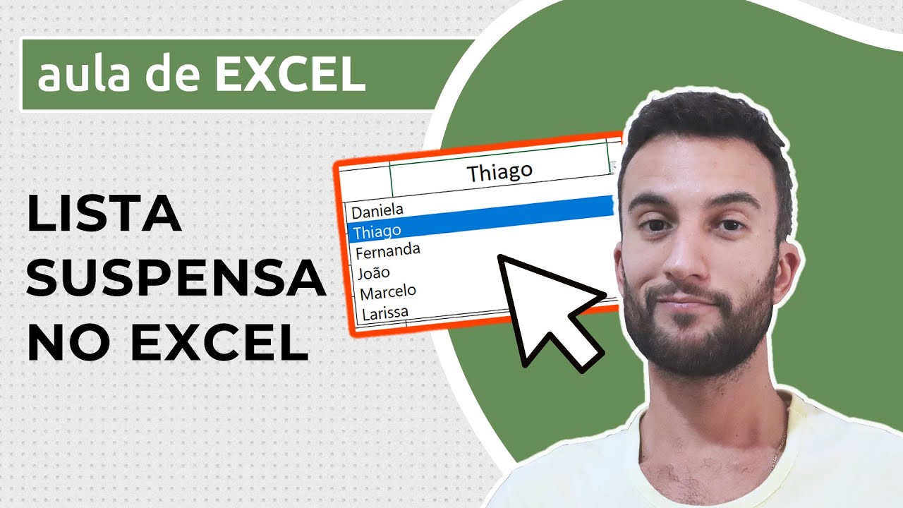 Como criar LISTA SUSPENSA no EXCEL (3 métodos)