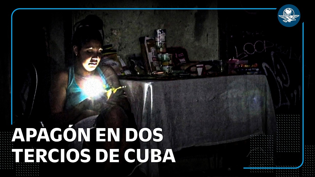 Dos tercios de Cuba se quedan sin luz; se desconecta Sistema El&eacute;ctrico Nacional
