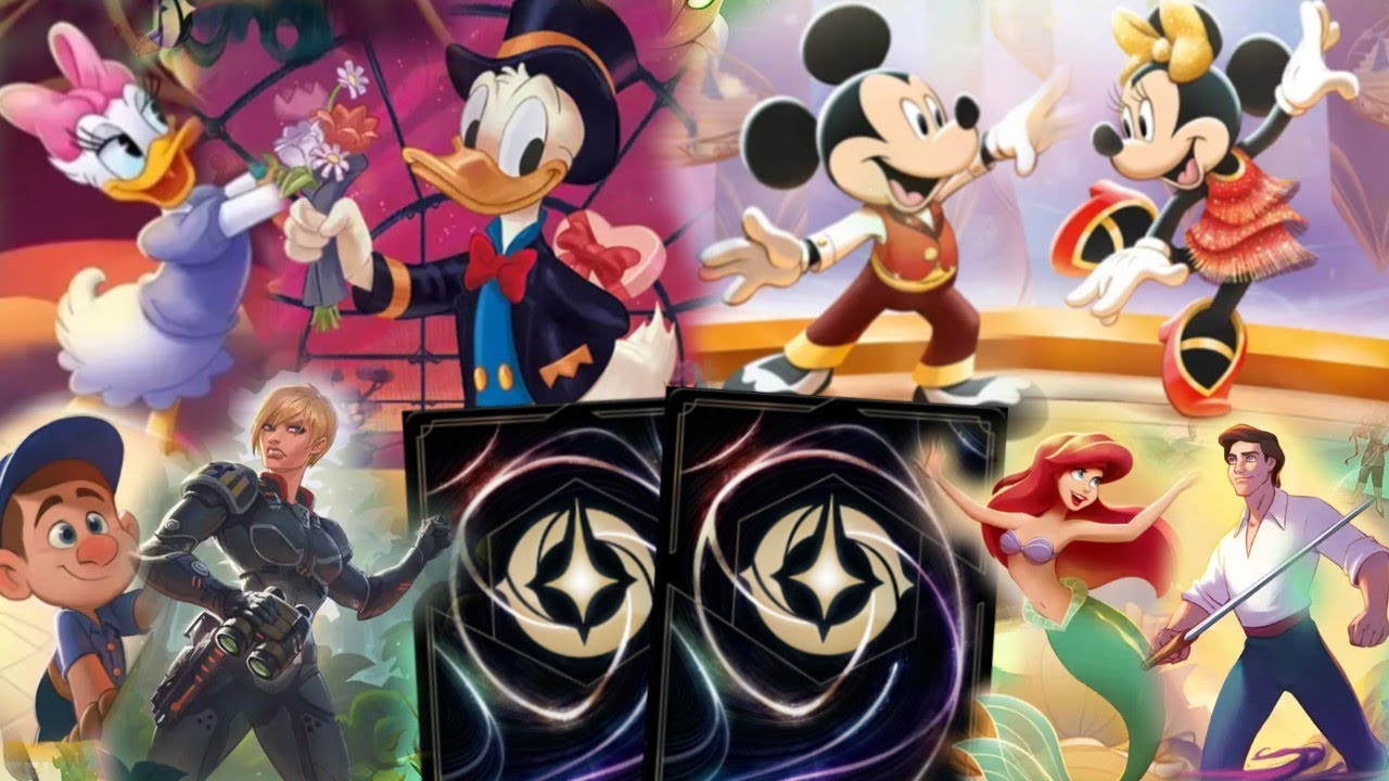 Disney Lorcana game using our favorite Disney couples plus an Archazia's Island Card Reveal