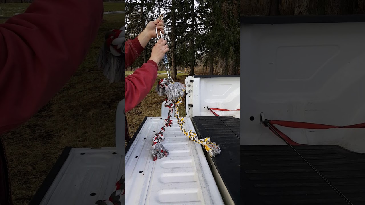 DIY Spring pole instructions for strong dogs. Heavy duty!