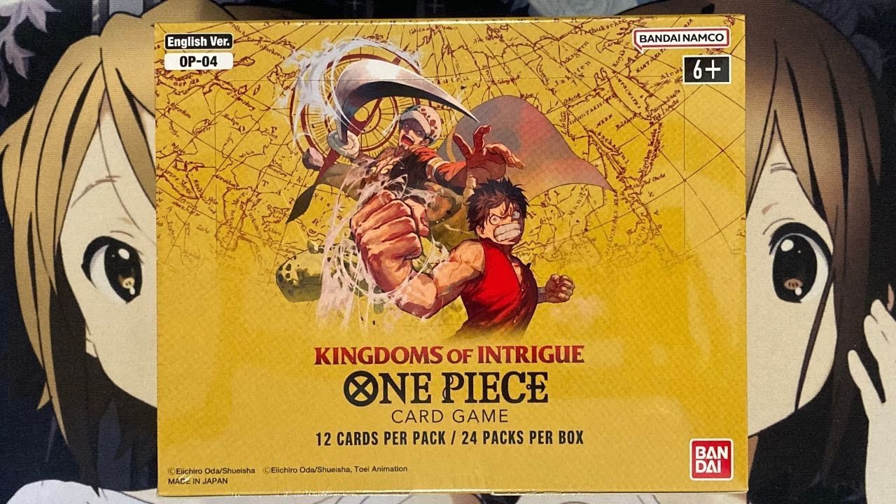 Opening My Kingdoms of Intrigue One Piece Card Game Booster Box English