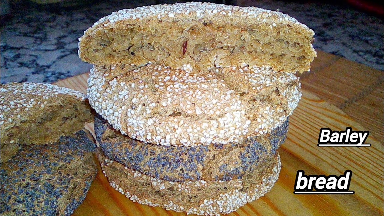 خبيزات الشعير بالخميرة البلدية بدون نوع دقيق اخر وسينجح معك مع أسرار نجاحه Barley bread