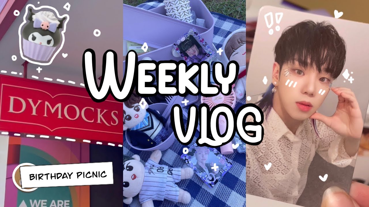 vlog ep. 03 | birthday week | kpop picnic | album unboxing 🐻