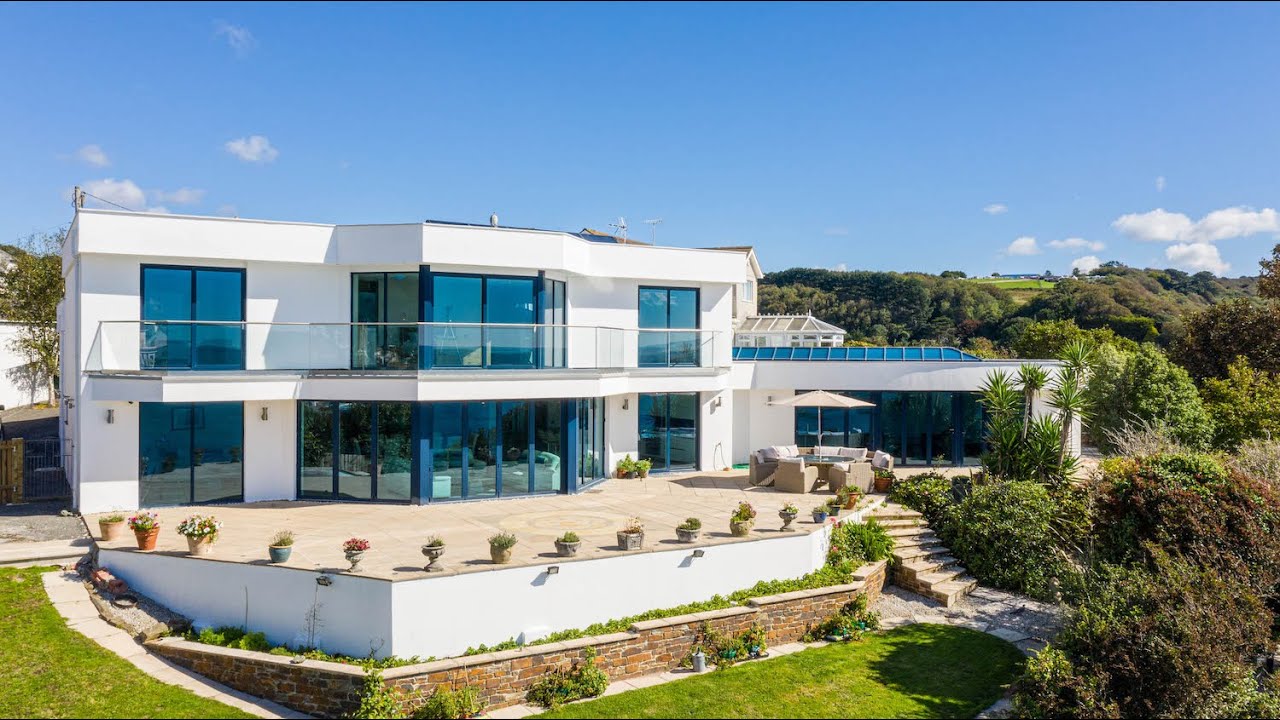 Luxury Coastal Property Video | Looe, Cornwall, UK| 4 bedrooms, Pool house, sea views