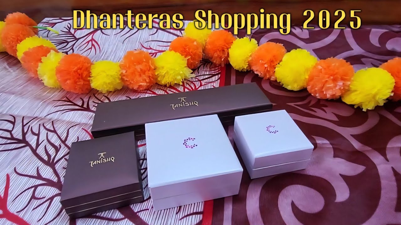 Dhanteras Gold & Diamond Shopping 2025✨️✨️ || My Purchase from Tanishq & Caratlane💫🛍