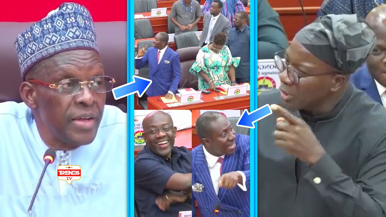 Mahama Ayariga Faces Afenyo Markin; Alban Bagbin F&iacute;res In Parliament Over Afenyo & Minority Attitude