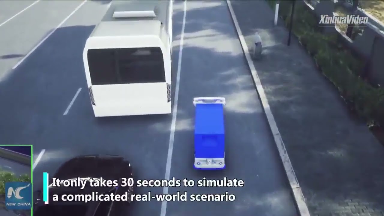 Alibaba's scientific research arm Damo Academy launces an #Autonomous driving hybrid simulation test