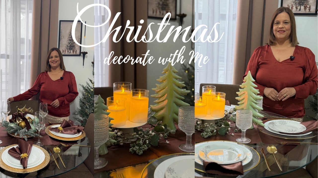 Nueva Decoracion de mi comedor Navidad 2024 / 2 Ideas Económicas, Prácticas y Sencillas para NAVIDAD