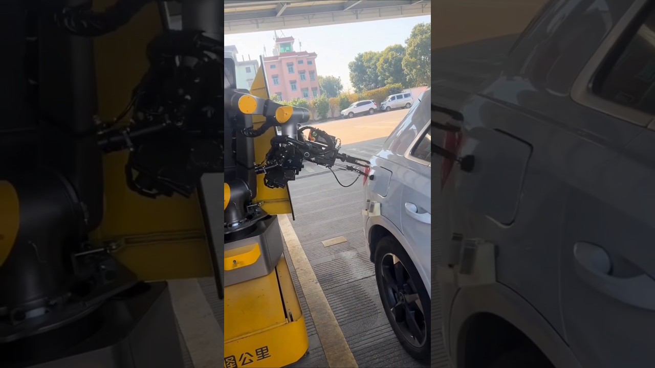 Prototype Robotic Fuel Pump 👇... #fuel #petrol #gas #prototype #shorts