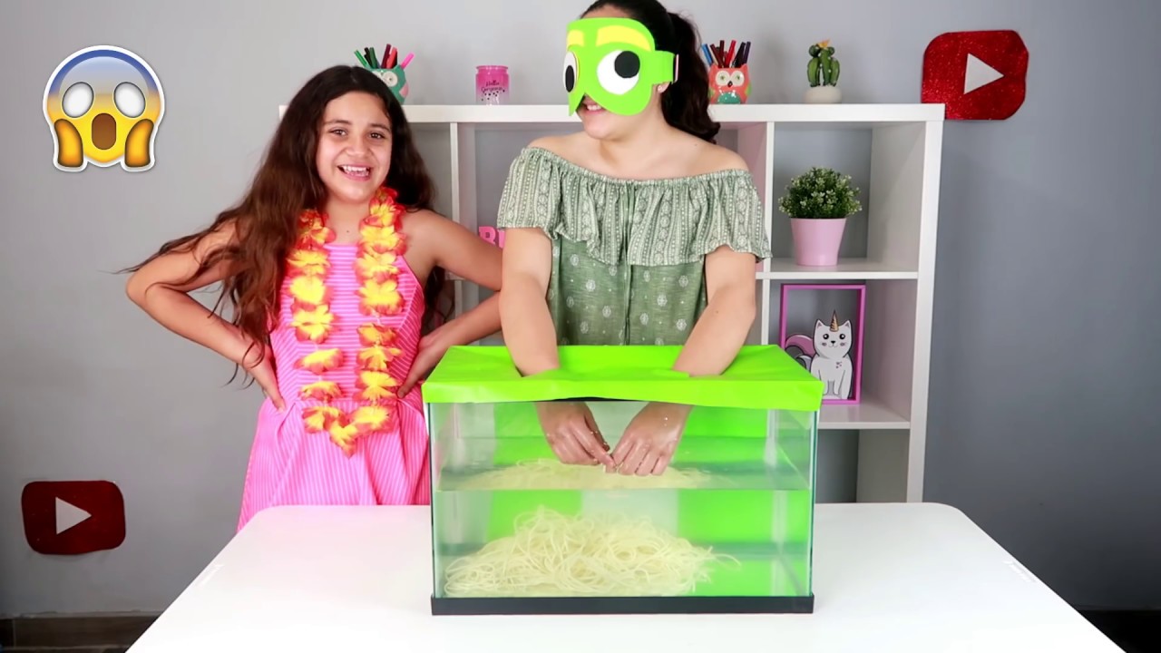 ¿QUÉ HAY EN LA CAJA?  ¿QUÉ HAY EN EL ACUARIO? ¿WHAT´S IN THE AQUARIUM ?