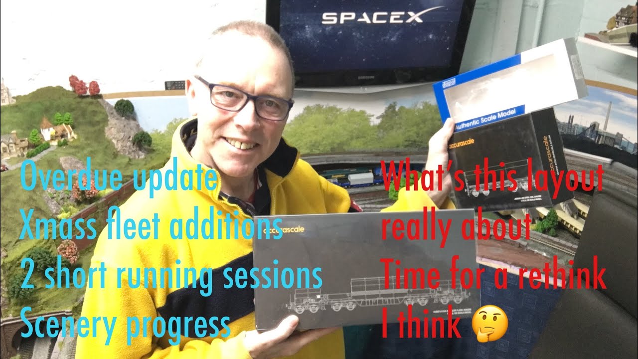 OO Layout Project (part 24) Nov-Jan update. Xmas Additions. 2 running sessions + scenery update
