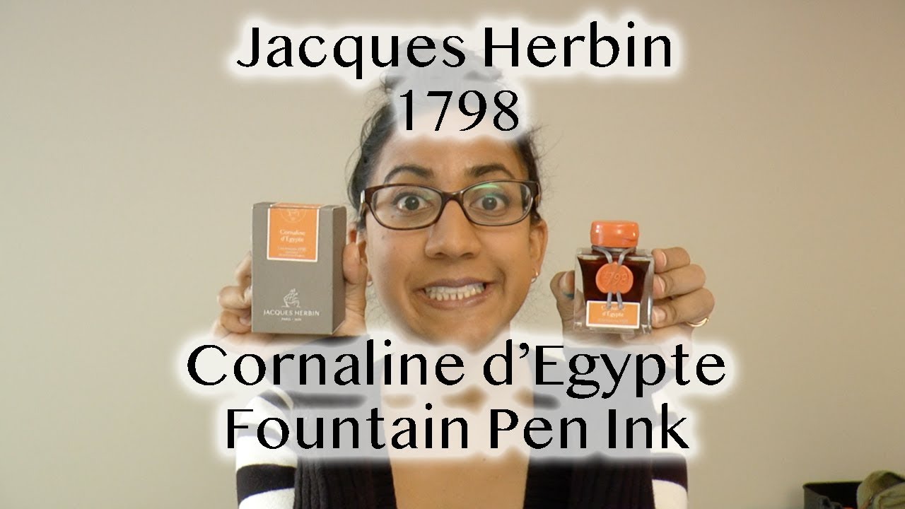 Jacques Herbin Cornaline d'Égypte Fountain Pen Ink