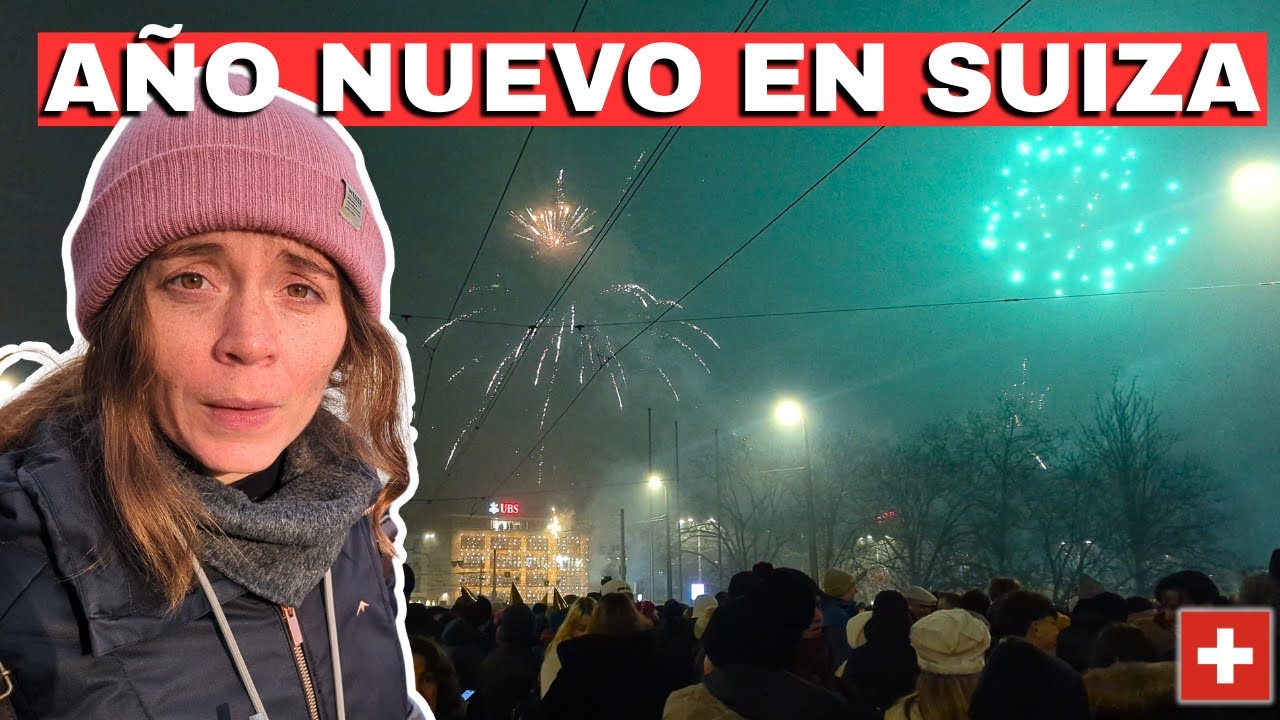 Así se celebra el AÑO NUEVO en Suiza 🎆 Tour por ZÚRICH 🇨🇭