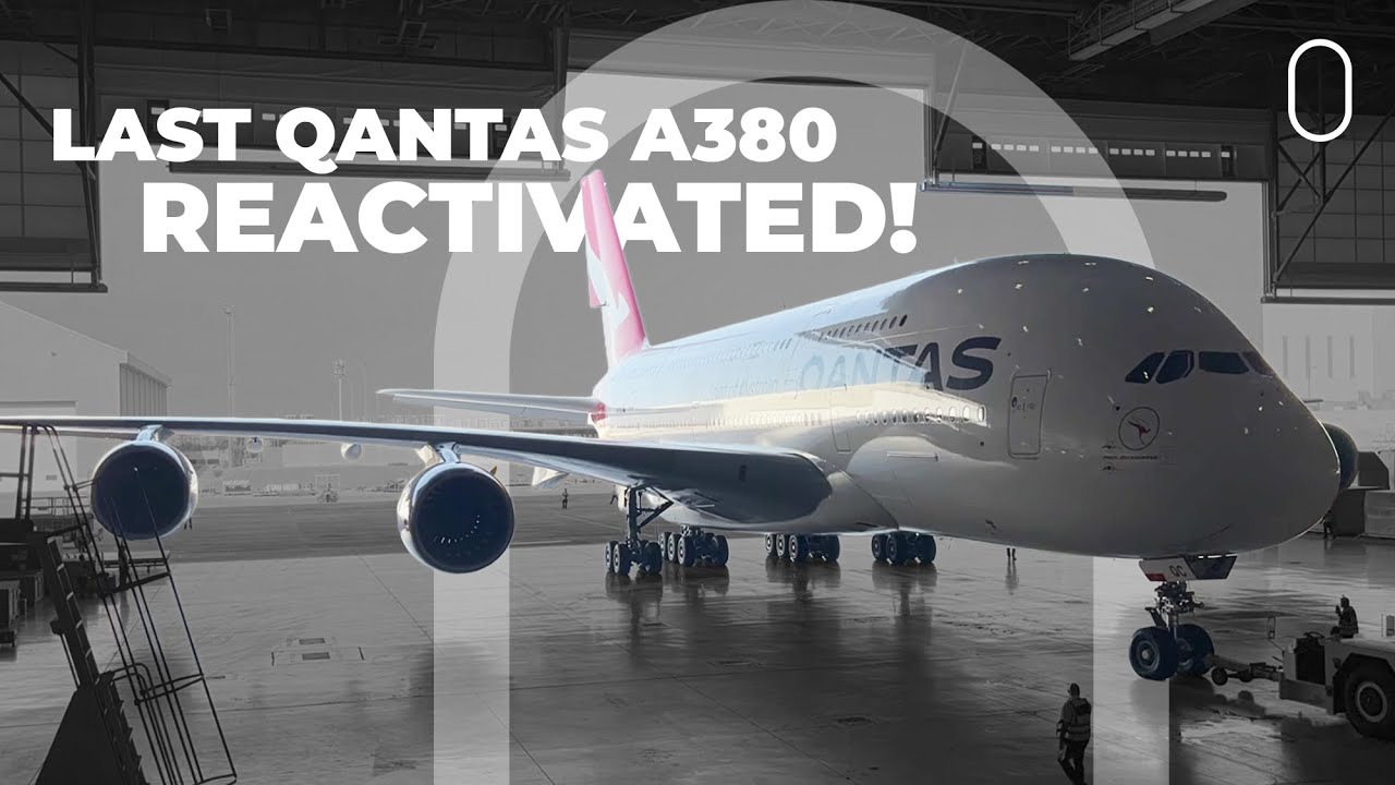 Qantas' Very Last Parked A380 Leaves Long-Term Storage!