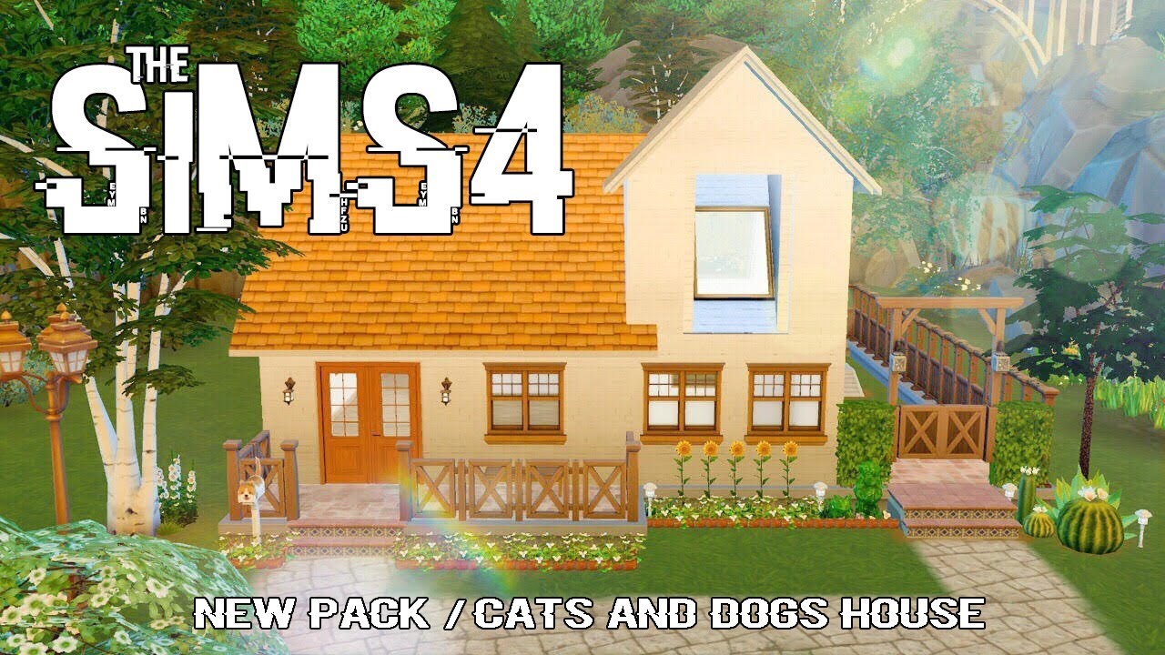 【シムズ4】Dog&Cat House 前編 / Speed Build【TheSins4】