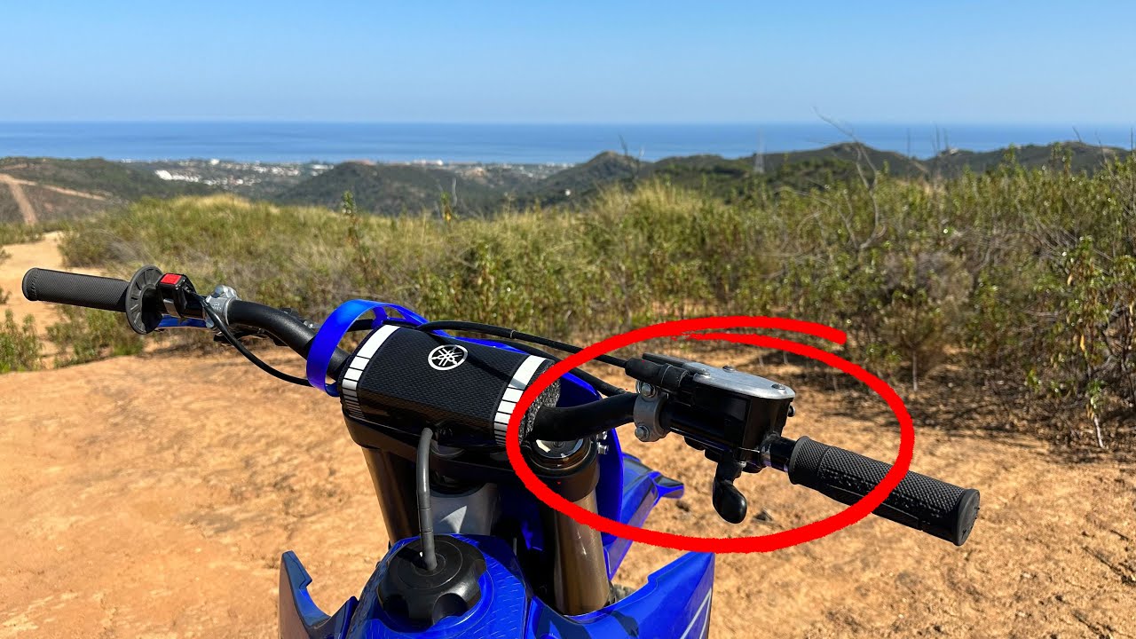 LE MONTÉ UN GATILLO DE QUAD A MI YZ 125